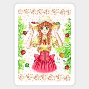 Fruity Girl Sticker